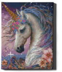Oh Art! Set goblen cu diamante, cu sasiu, Unicorn magic, 40x50 cm (GJ6423)