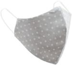 Belisima Mască de protecţie din bumbac Belisima gri cu un mic punct, mărime Universal