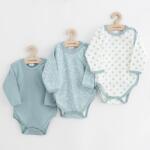 NEW BABY Body-uri pentru bebeluşi New Baby Classic II Uni 3 bucăţi de culoare mentă, mărime 50