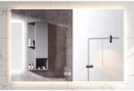 Fluminia Oglinda Fluminia, Rodin 120, dreptunghiulara, cu LED, 3 culori, dezaburire, 120 cm (ML4-120) - brico