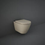 RAK Ceramics Capac WC, RAK, Feeling, cu soft close si quick release, cappuccino mat (RSTSC3901514) - brico