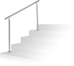 Relaxdays Balustradă de scară din oțel inoxidabil Relaxdays (10056486)