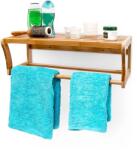 Relaxdays Raft de baie Relaxdays cu suport pentru prosoape (10019152)