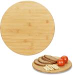 Relaxdays Platou rotativ universal Relaxdays din bambus (10046902) Tava