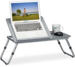 Relaxdays Masă pentru laptop Relaxdays gri, reglabilă pe înălțime (10053519) Suport laptop