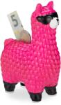 Relaxdays Cutie de bani Relaxdays Lama cu ochelari de soare (10032664)