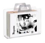 Relaxdays Suport pentru ziare acrilic transparent Relaxdays (10045089)