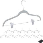 Relaxdays Umerașe Relaxdays din catifea cu cleme, set de 12 (10026797)