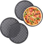 Relaxdays Set de 4 tăvi crocante pentru pizza Relaxdays (10053245) Tava