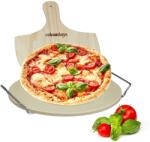 Relaxdays Set piatră rotundă pentru pizza Relaxdays (10021281) Tava