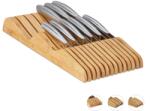 Relaxdays Bloc de cuțite Relaxdays din bambus pentru sertar (10049959)