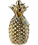 Relaxdays Pușculiță cu Ananas, Aurie (10046291)