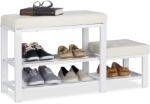 Relaxdays Bancă de pantofi Relaxdays cu scaun (10039415) Pantofar