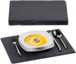 Relaxdays Farfurie ardezie Relaxdays 30x40 cm set de 6 (10033761) Tava