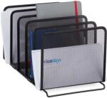 Relaxdays Suport pentru catalog Relaxdays, metalic, cu 5 compartimente (10045574)