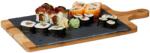 Relaxdays Platou de servire Relaxdays cu farfurie de ardezie (10022042) Tocator