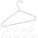 Relaxdays Umerașe Relaxdays Pearl, set de 10 (10048761)