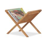 Relaxdays Suport pentru ziare Relaxdays din bambus (10023116)