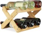 Relaxdays Raft de vinuri din bambus Relaxdays (10023724) Suport sticla vin