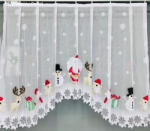 fuggonyoutlet Panoráma, Télapu, Mikulás, színes, 300 x155 cm