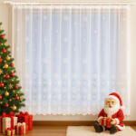 fuggonyoutlet Kristály hópehely, fehér, 300x160 cm