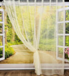 fuggonyoutlet Voile, Organza, krém, 300x220 cm