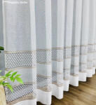 fuggonyoutlet Berra, fehér alap barna csíkos, 300x250 cm