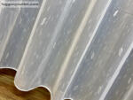 fuggonyoutlet Voile, Celen-Aprólevél3 krém alapon krém, 300x260 cm