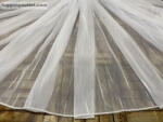 fuggonyoutlet Méteráru, Voile, Pálcikás, fehér, 280 cm