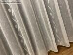 fuggonyoutlet Voile, Roshan, krém alapon krém, 300x175 cm