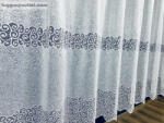 fuggonyoutlet Márvány Csipke minta, fehér, 300x175 cm