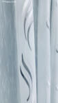 fuggonyoutlet Voile, Dilara, fehér alapon szürke, 300x145 cm