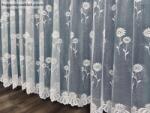 fuggonyoutlet Margaréta, fehér alapon narancs, 300x155 cm