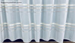 fuggonyoutlet Voile, barna Csíkos, 500x260 cm