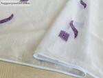 fuggonyoutlet Voile, 5045, fehér alapon lila, 300x260 cm