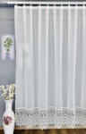 fuggonyoutlet Voile, csipkés, krém, 200x175 cm