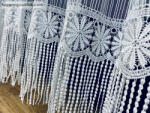 Celen Textil Kft Csipkés Függöny, (30 cm fehér Csipke) Macaron fehér, 300x180 cm - fuggonyoutlet - 6 990 Ft