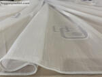 fuggonyoutlet Voile, Christina, fehér alapon fehér, 500x260 cm