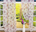 fuggonyoutlet Voile, Angol rózsa lila, 145x250 cm 2 db csomag