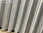 fuggonyoutlet Méteráru, Azra, Voile, krém alapon arany, 280 cm