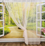 fuggonyoutlet Voile, Organza, rózsaszín, 300x220 cm