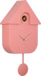 Karlsson Ceas de perete Modern Cuckoo Oro, roz pal (KA6094PI)