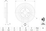 Bosch 0 986 479 E37 Disc frana