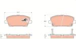 TRW GDB3407 COTEC set placute frana disc