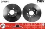 TRW DF4384 Disc frana - e-autoshop