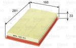 VALEO 585103 Filtru aer