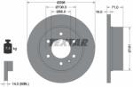 TEXTAR 93143303 PRO Disc frana