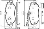 Bosch 0 986 494 334 set placute frana disc