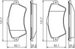 Bosch 0 986 424 721 set placute frana disc