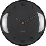 Karlsson Ceas de perete Fuerte Dome, negru (KA6084BK)